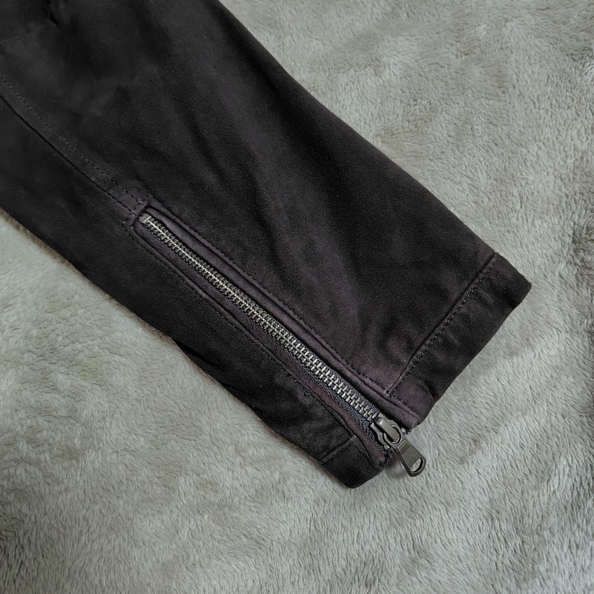 新品 Andrea D'AMICO サイズ54 ダミコ ライダース スエード