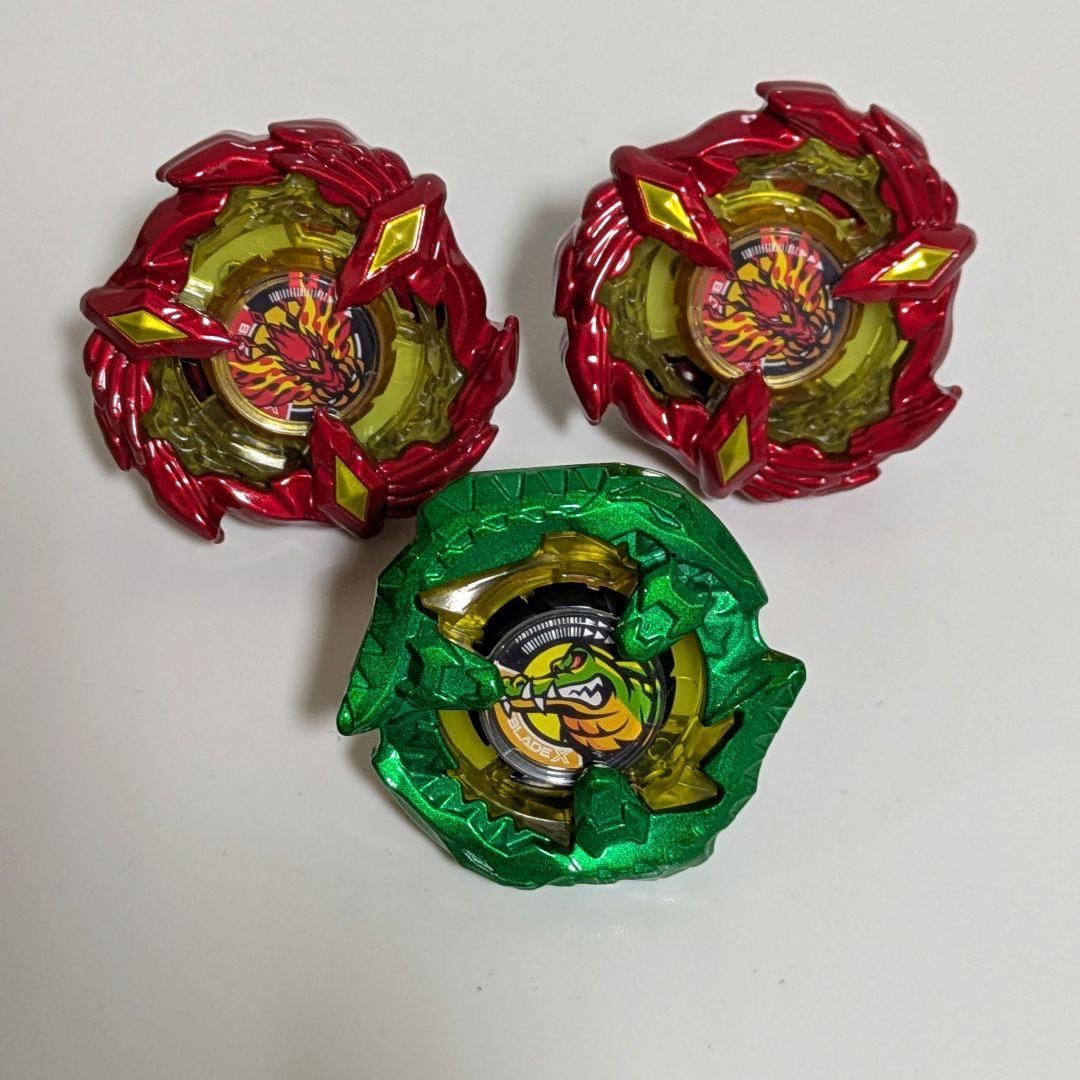 ベイブレードX 22個/クロコクランチ、コバルトドラグーン、ペガサスブラスト