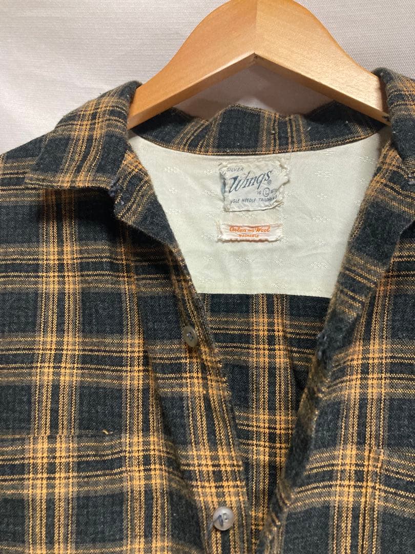 s*k様 40s 50s Wings ヴィンテージネルシャツ L