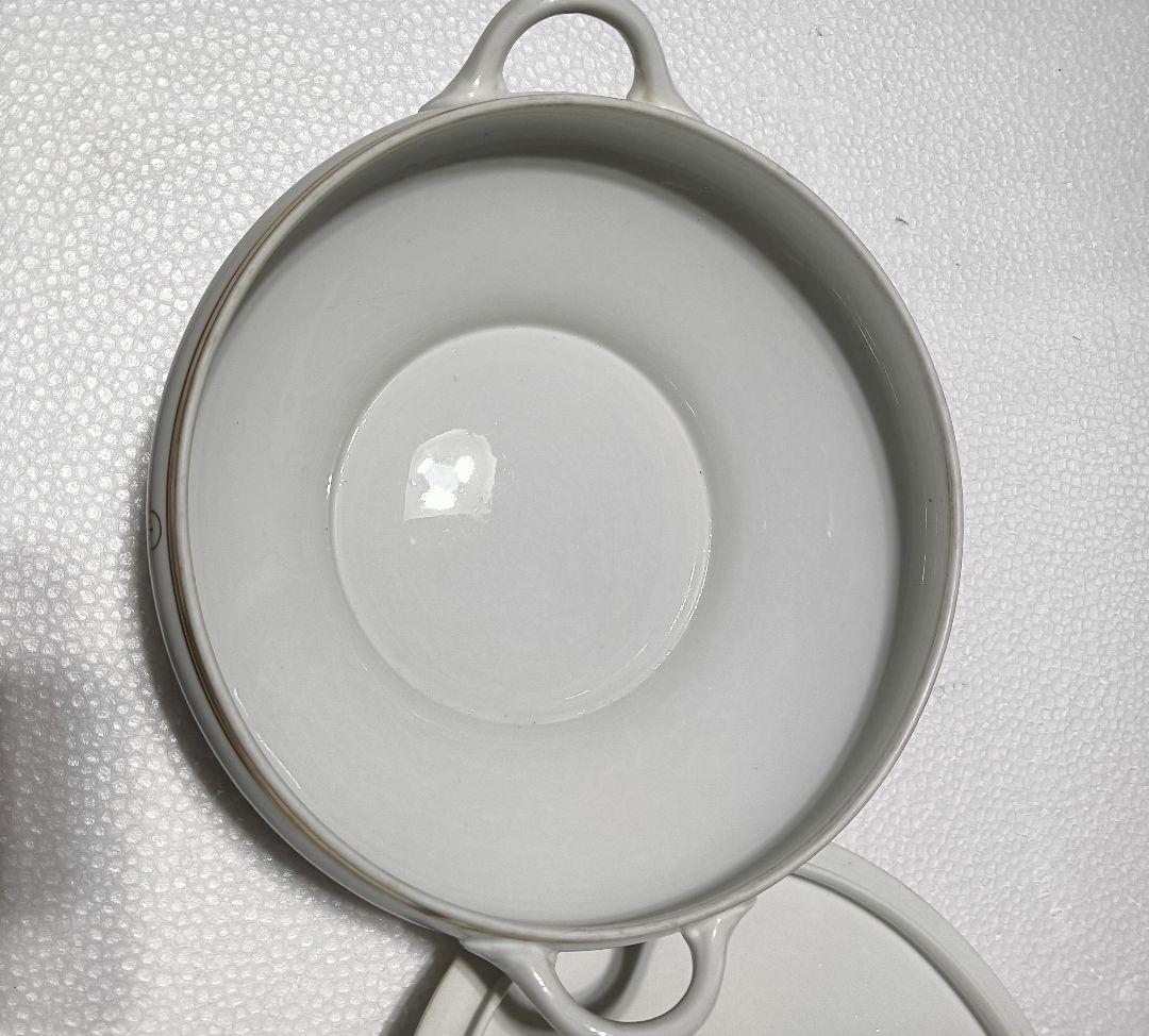 李朝家紋入りスープ皿