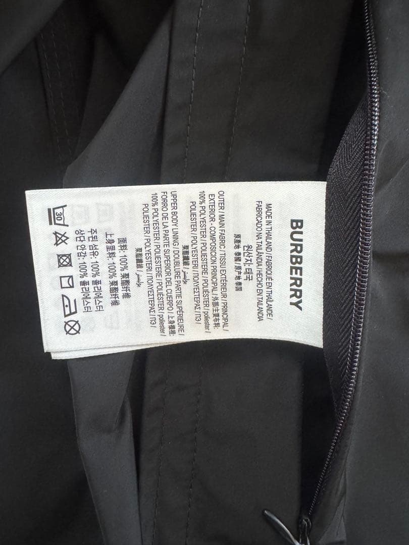 値下げ【バーバリー】ロケーションプリントフーデットジャケットXS