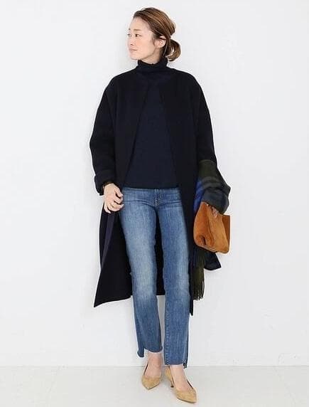 Deuxieme Classe CINOH ノーカラー コート