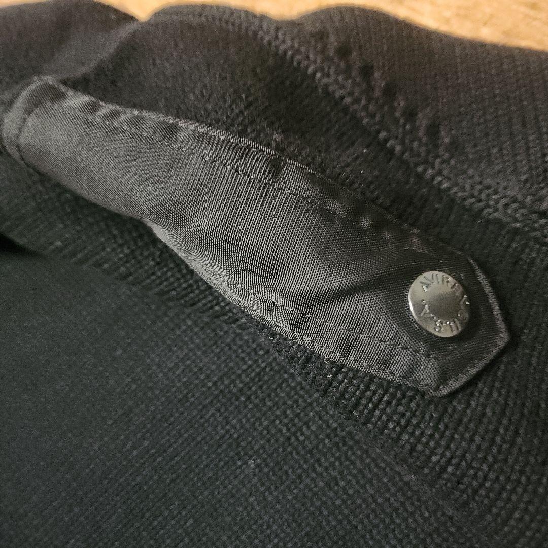 【新品タグ付き】AVIREX　ニット　ジャケット　黒　3L