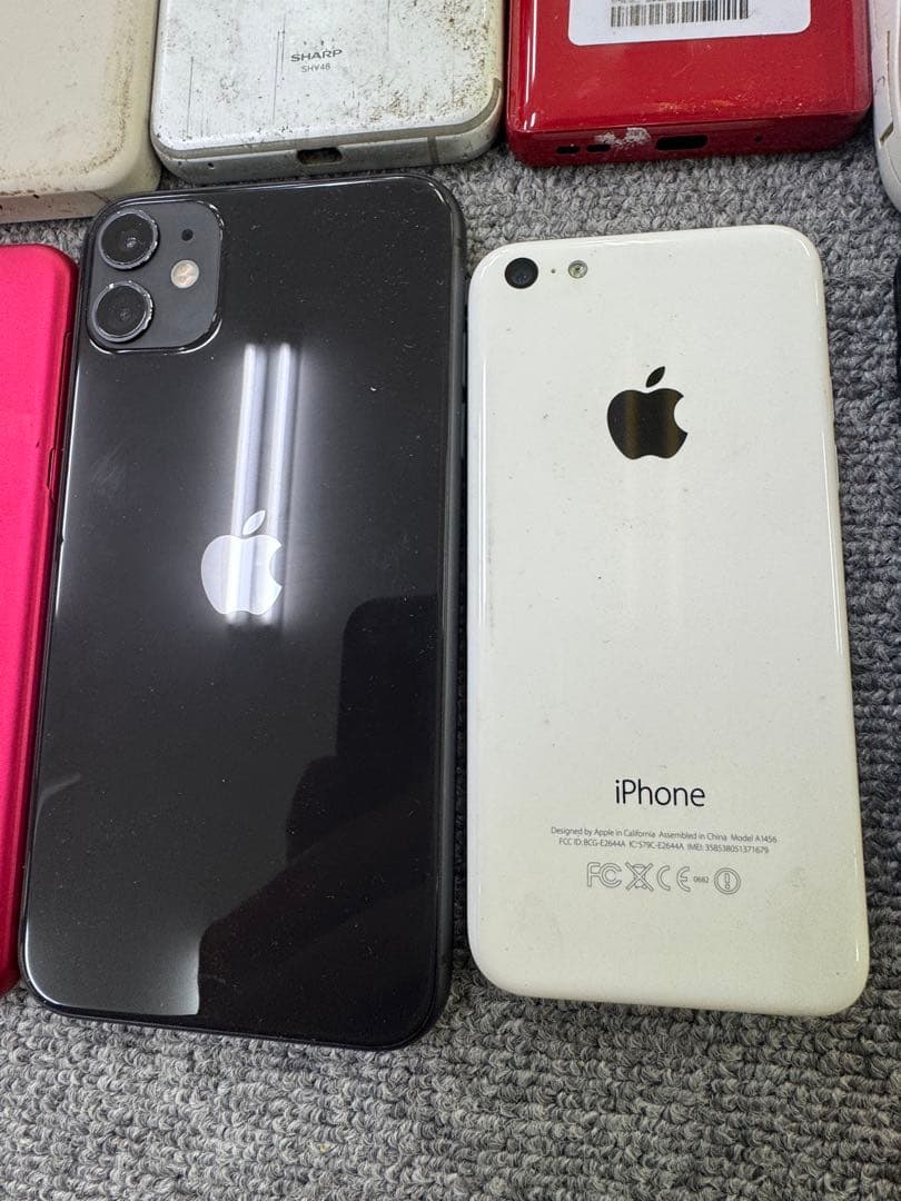 スマホ　ガラケー 携帯電話 本体 66台 ジャンク iPhone ipad