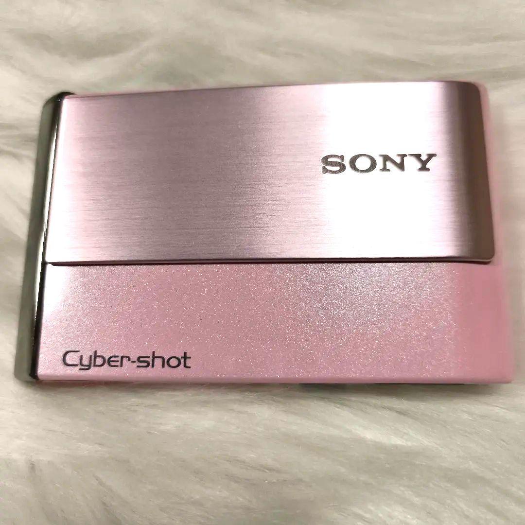 極美品・ほぼ未使用SONYソニーCyber-shot DSC-T70 ピンク箱付