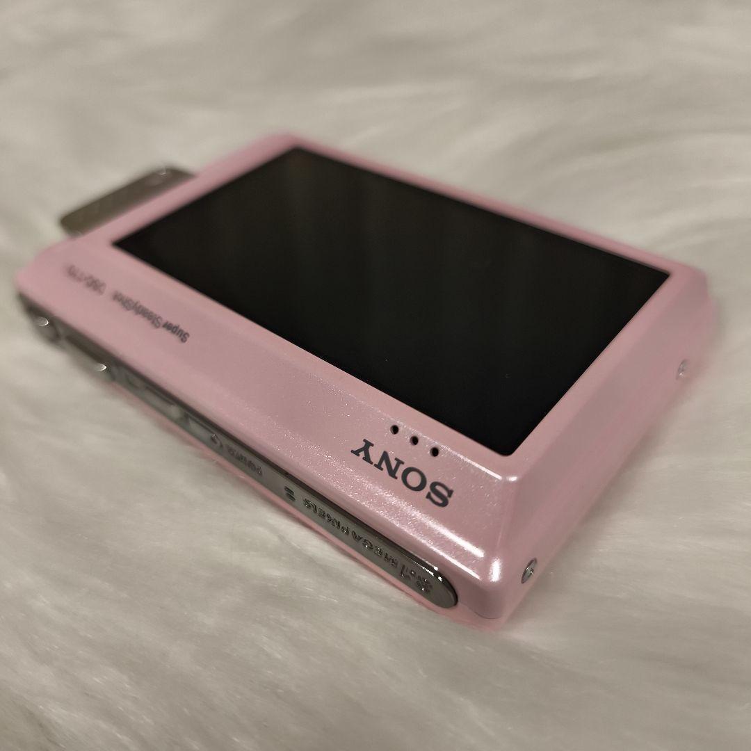 極美品・ほぼ未使用SONYソニーCyber-shot DSC-T70 ピンク箱付