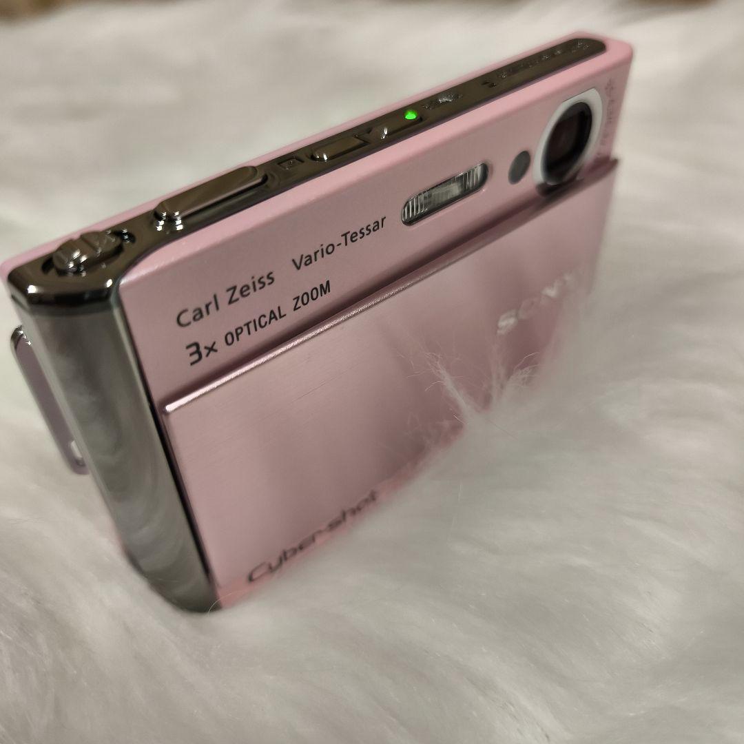 極美品・ほぼ未使用SONYソニーCyber-shot DSC-T70 ピンク箱付