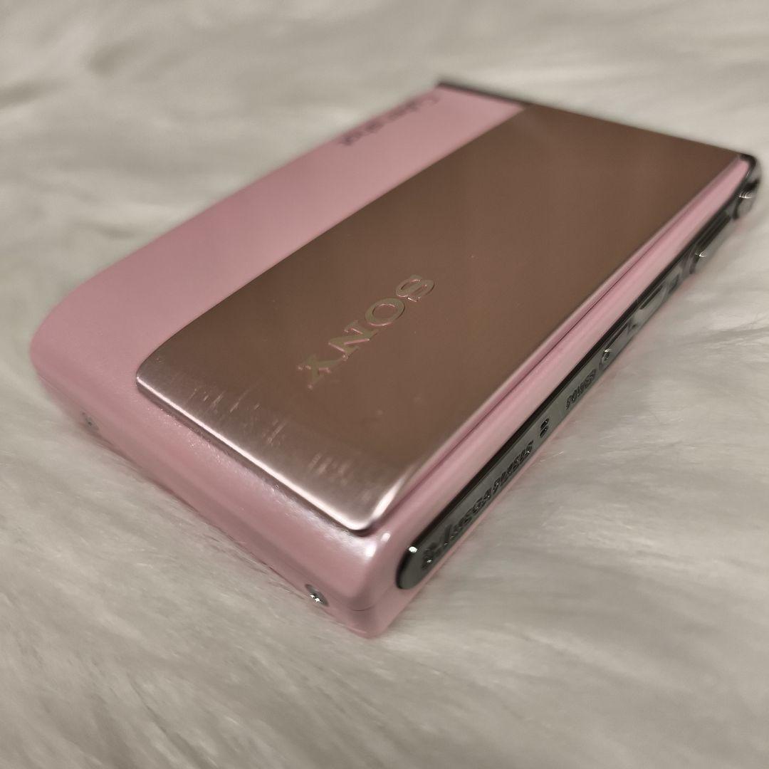 極美品・ほぼ未使用SONYソニーCyber-shot DSC-T70 ピンク箱付