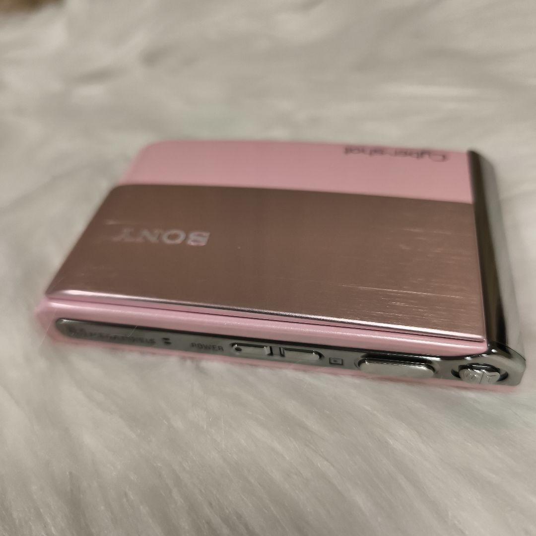 極美品・ほぼ未使用SONYソニーCyber-shot DSC-T70 ピンク箱付