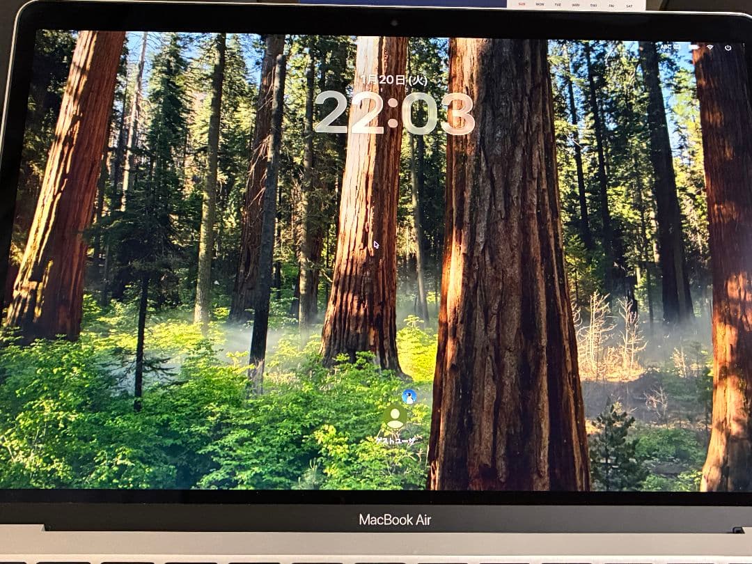 MacBook本体 Apple MacBook air m1 8GB SSD512GB