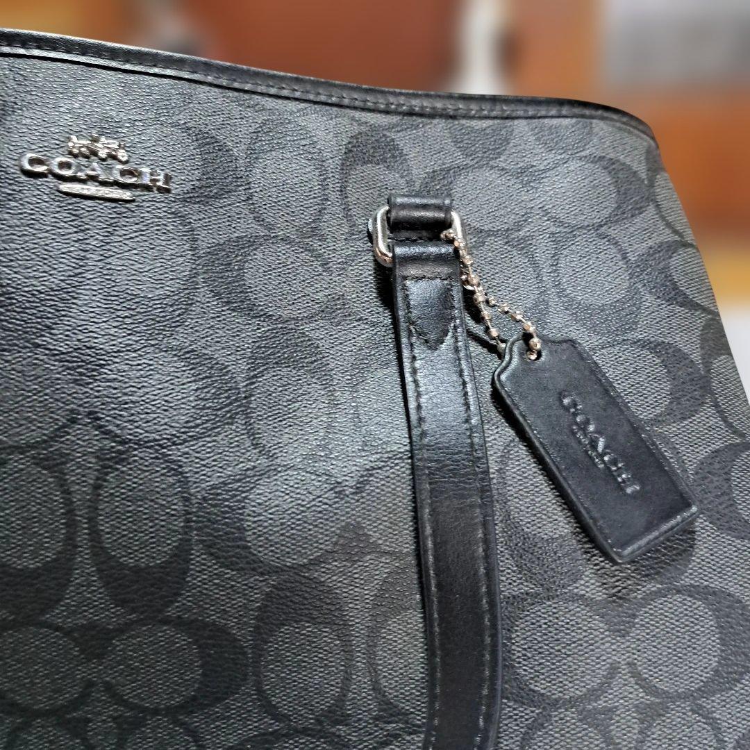 COACH ブラック トートバッグ