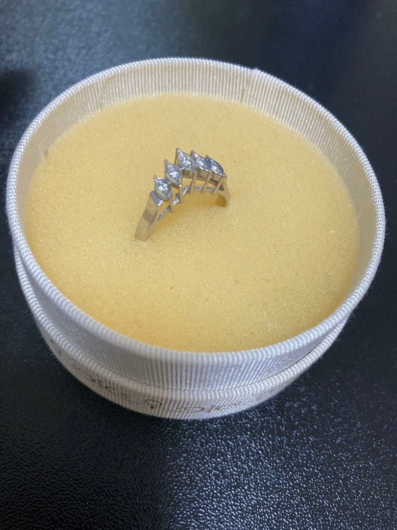 k14WGダイヤモンドリング13号