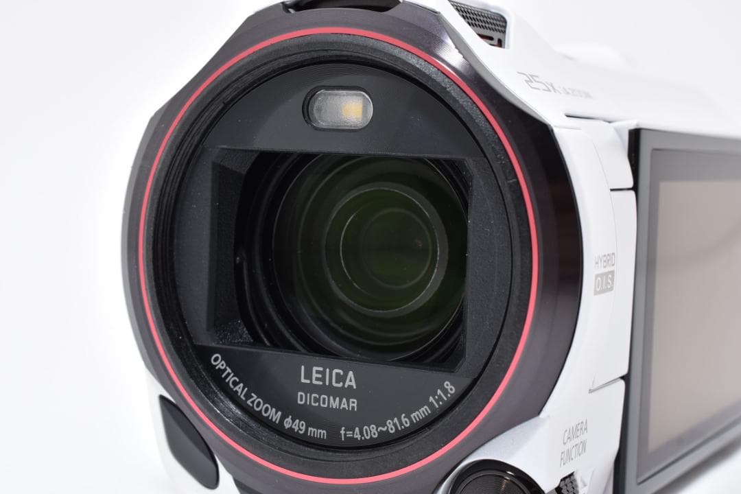 【極上美品】Panasonic HC-VX985Mビデオカメラ ホワイト#472