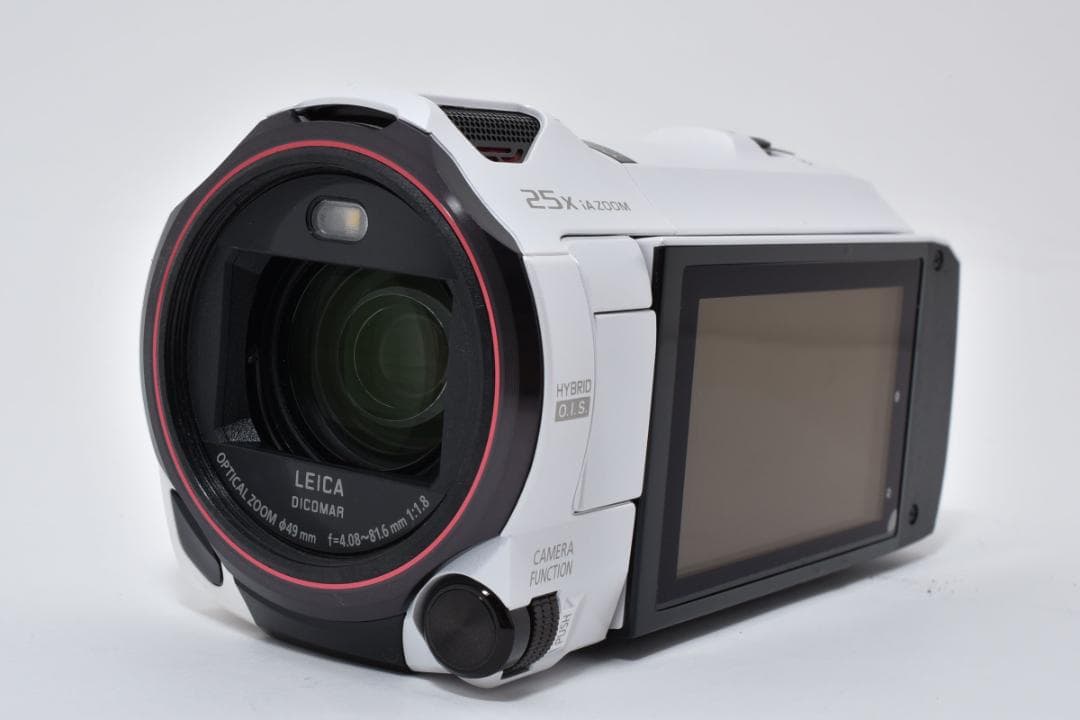【極上美品】Panasonic HC-VX985Mビデオカメラ ホワイト#472