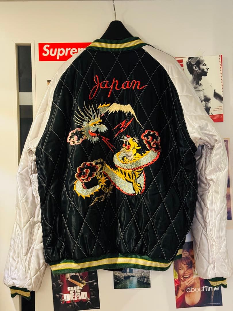 テーラー東洋　別珍　ドクロ柄