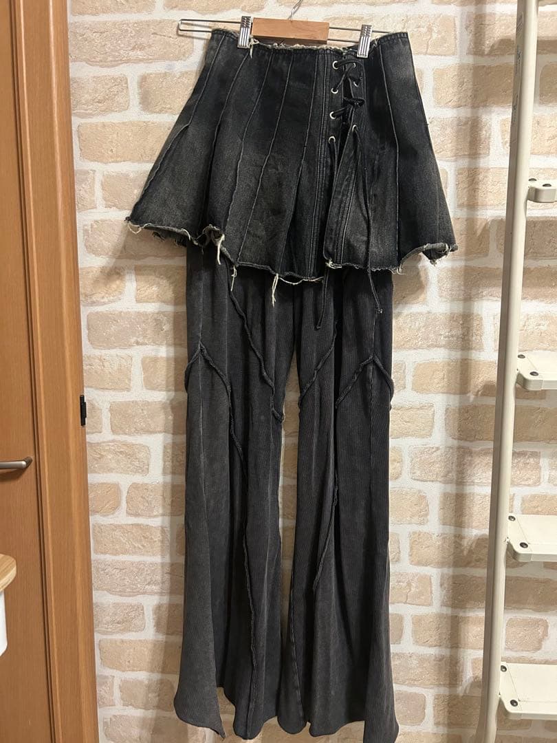 プランクプロジェクト スカートレイヤードパンツ