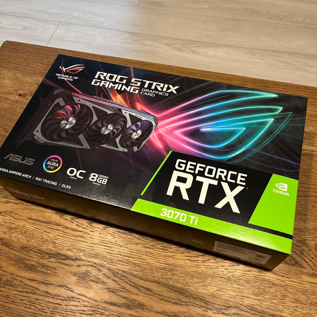 グラフィックボード・グラボ・ビデオカード ASUS ROG Strix GeForce RTX 3070Ti OC 8GB