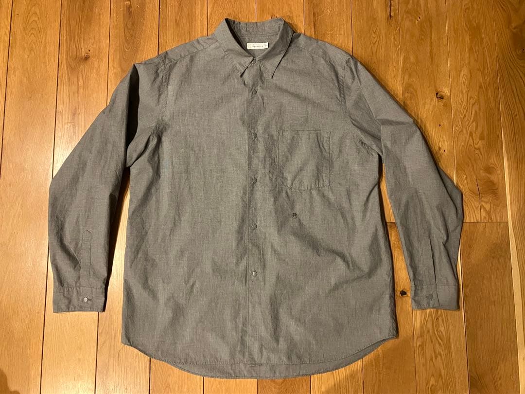 超美品！nanamica(ナナミカ) レギュラーカラー ウインドシャツ Ｌサイズ