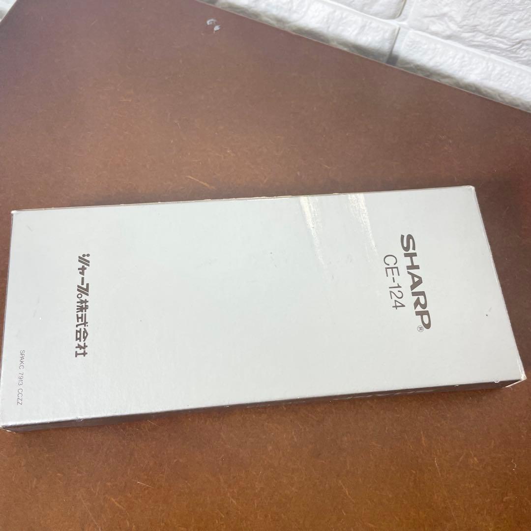 【未使用に近い】SHARP CE-124 カセットインターフェイス