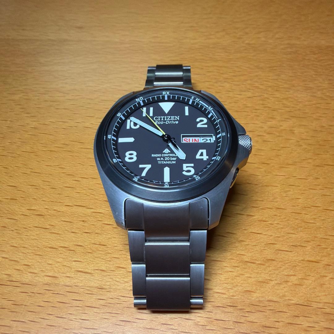CITIZEN プロマスターランド　Eco-Drive チタン腕時計
