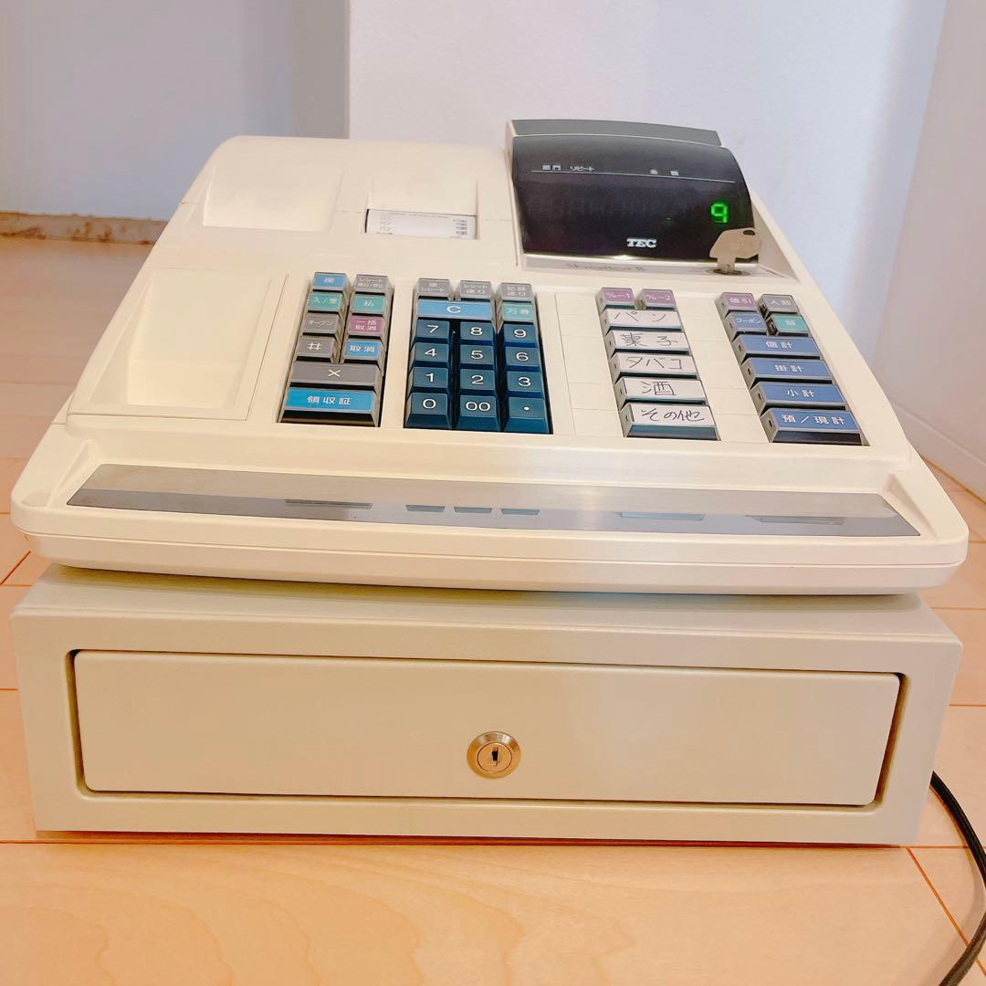 レジ TEC テック 電子レジスター MA-550 ホワイト レジ用品まとめ売り