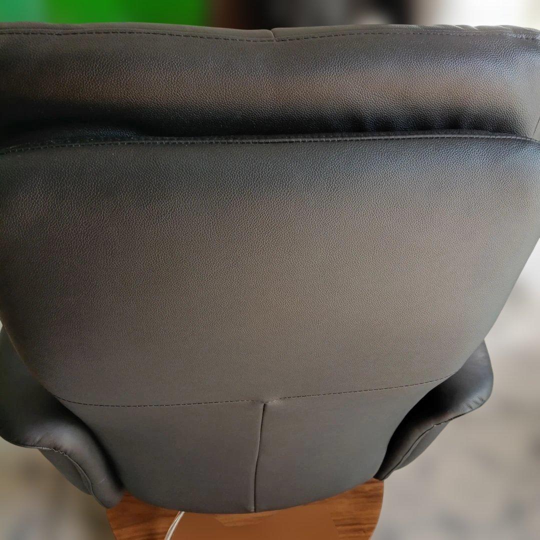 【美品】ニトリ 電動リクライニングチェ アソファ (2モーター ラグジェ BK)