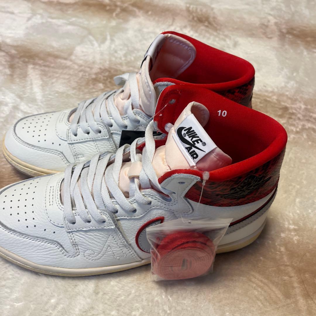 NIKEジョーダンエアシップホワイト/レッド　28cm NIKE［未使用］‼️