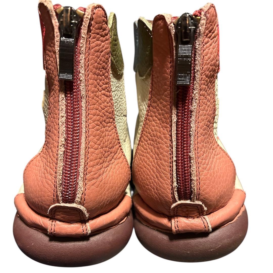 美品　Estacion エスタシオン アヒルモチーフ 本革 ブーツ　Lサイズ