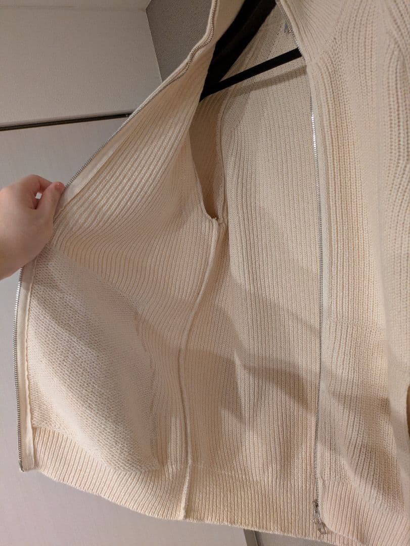 STONE  white tag ドライバーズニット