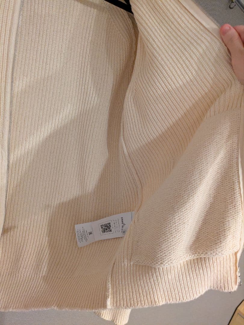 STONE  white tag ドライバーズニット