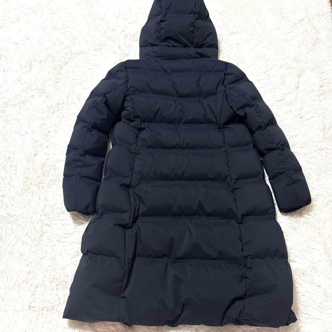 シームレスダウンロングコート ネイビー　420253 ユニクロ　UNIQLO