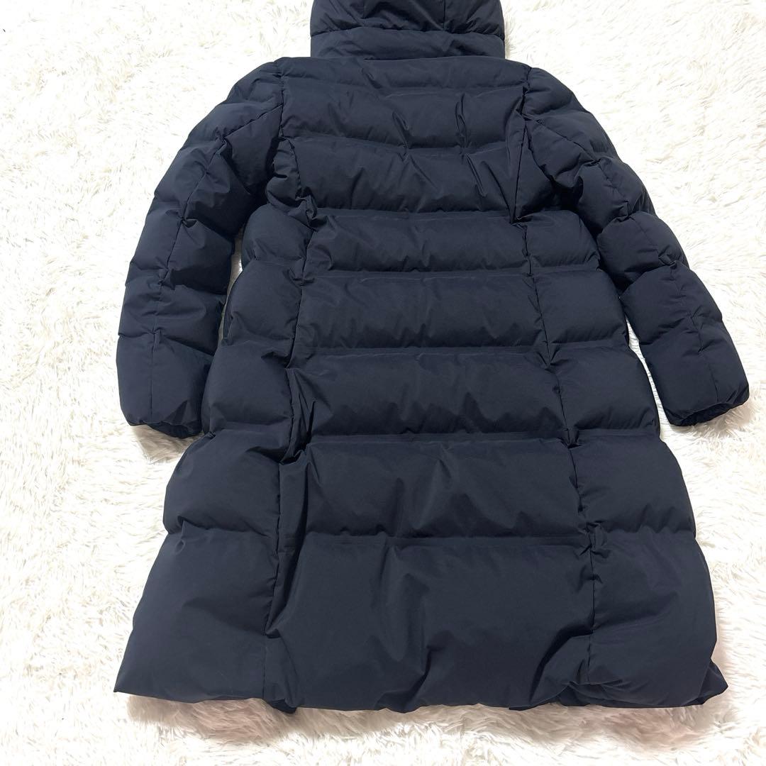 シームレスダウンロングコート ネイビー　420253 ユニクロ　UNIQLO