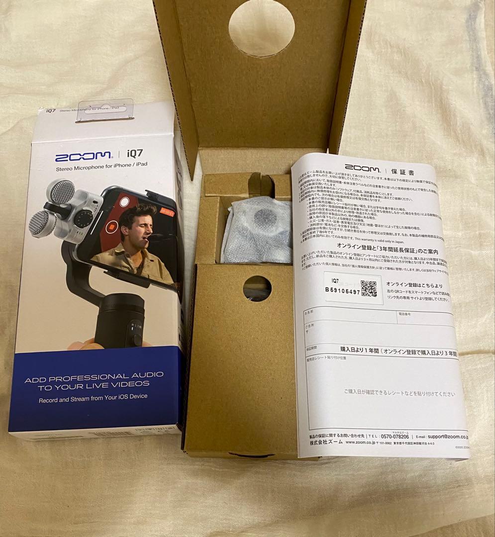 【未使用】ZOOM iQ7 Stereo Microphone マイク