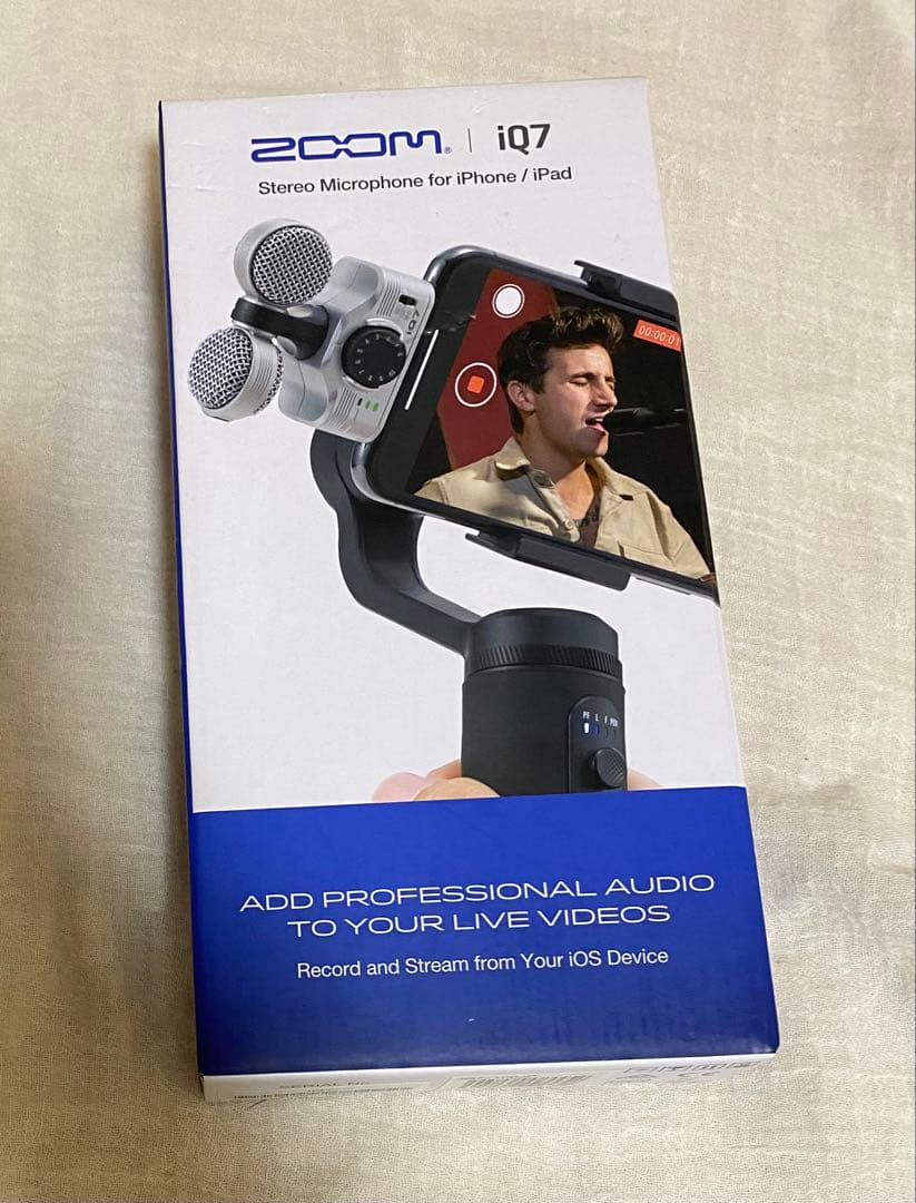 【未使用】ZOOM iQ7 Stereo Microphone マイク
