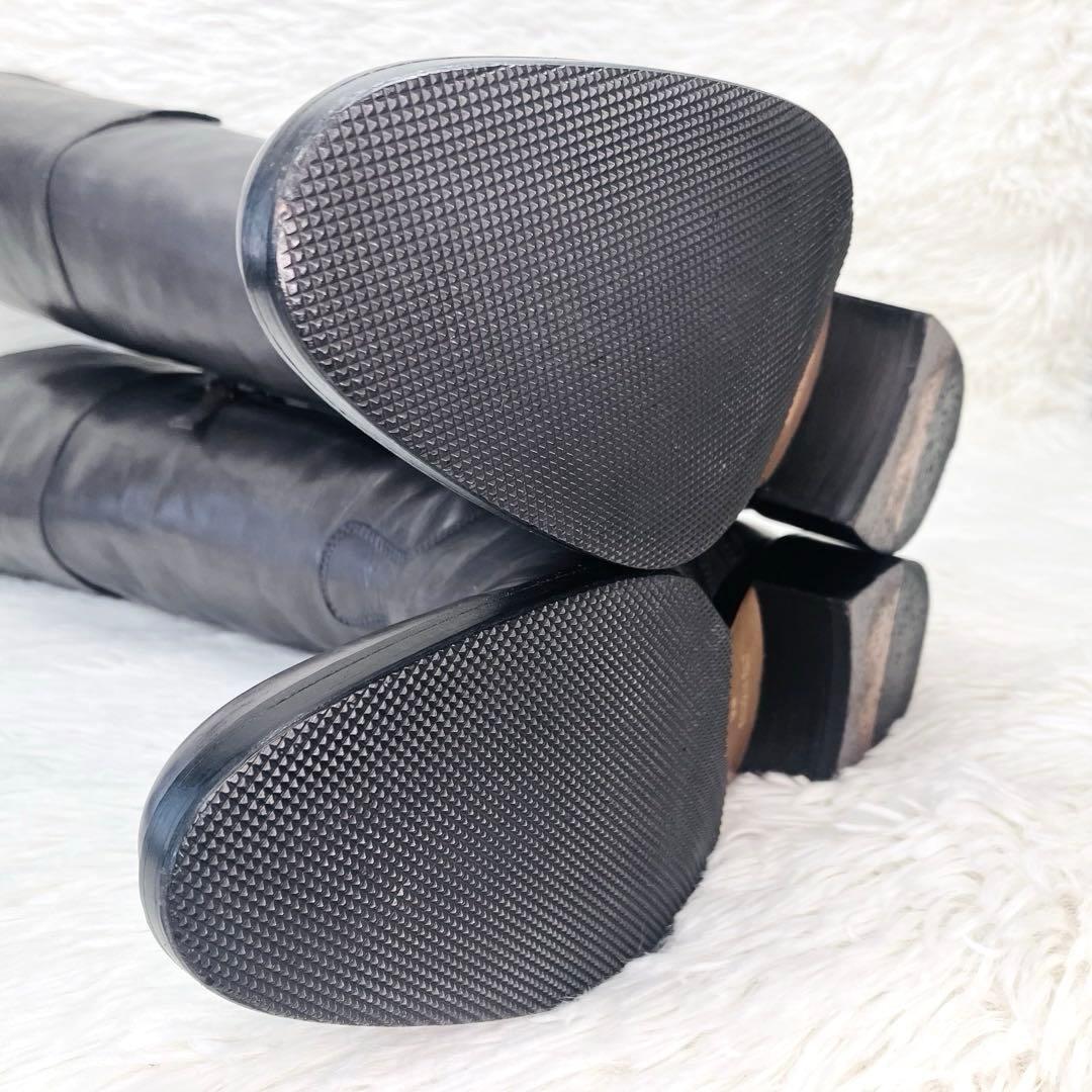 【希少色】SARTORE 38 グレージュダブルストラップ　サイドジップ　ロング