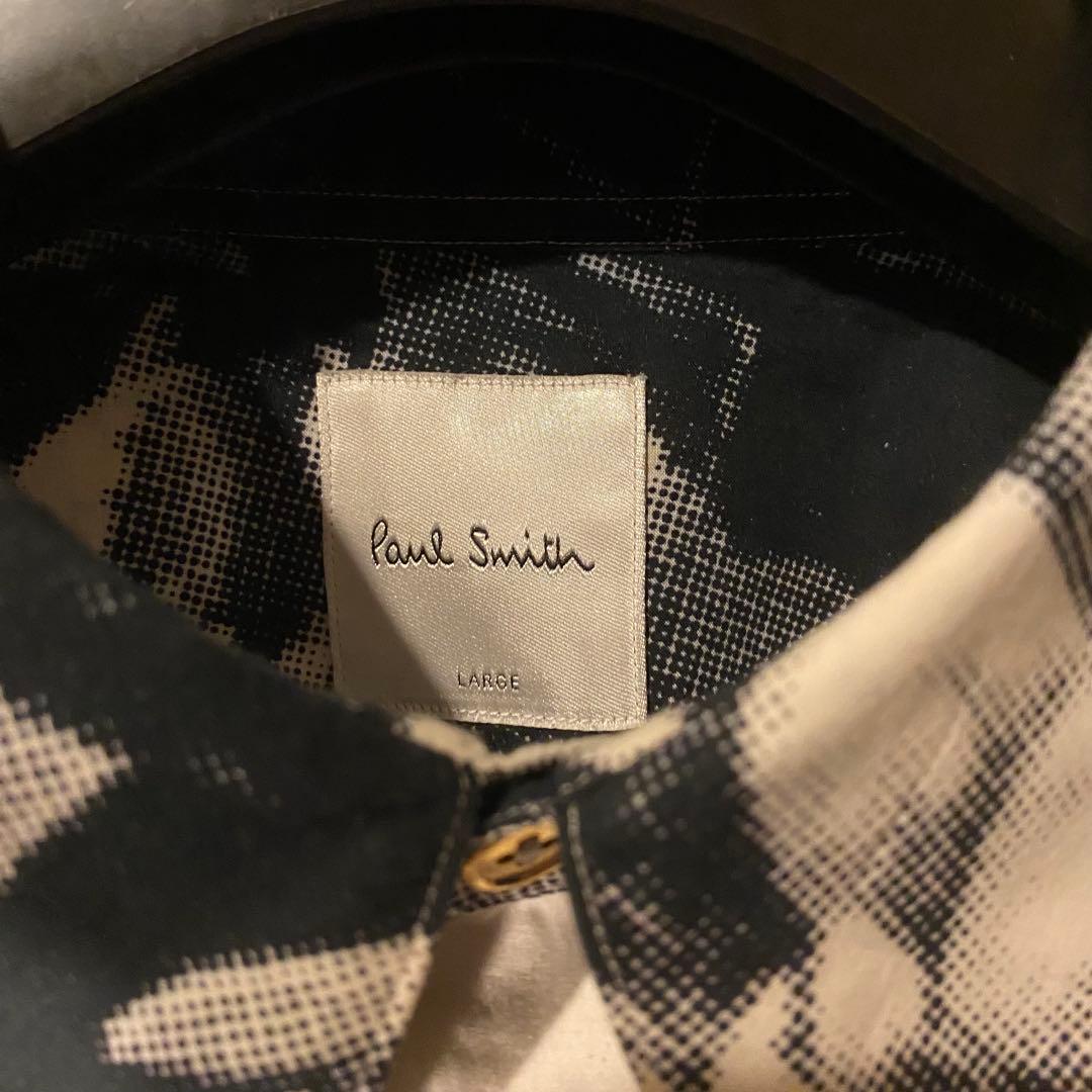 美品 ポールスミス paulsmith メンズ シャツ フェイス フローラル