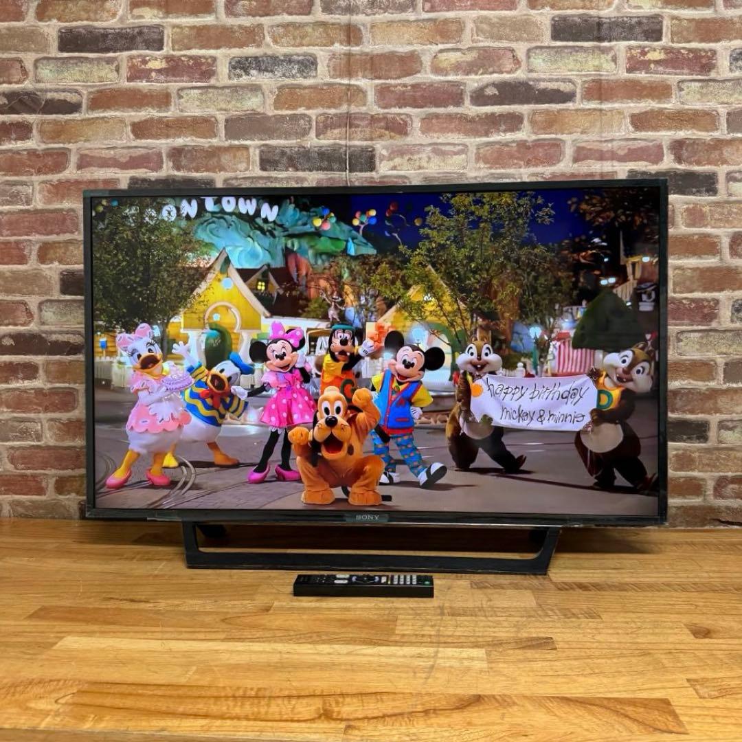SONY 43V型 液晶テレビ BRAVIA KJ-43W730E 動画アプリ○