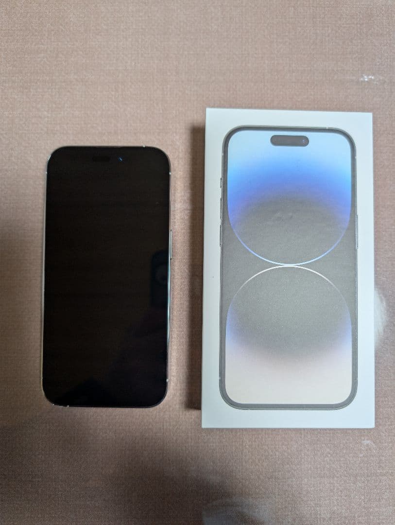 [中古品] iPhone14pro シルバー 128GB SIMフリー 傷有り