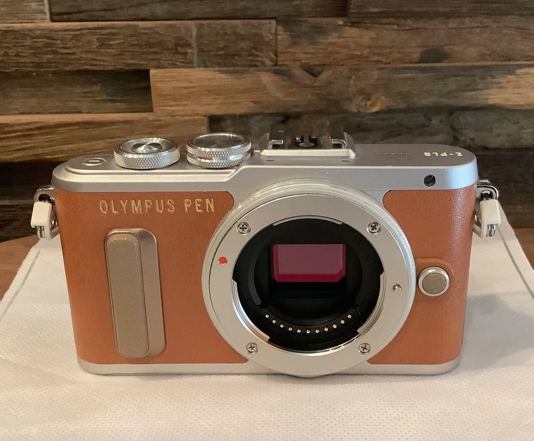レンズ２本付き OLYMPUS PEN E-PL8 ブラウン ダブルズームキット
