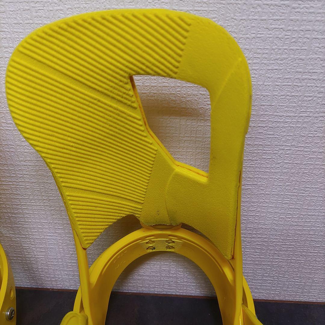 美品　BURTON CARTEL Mサイズ ビンディング イエロー