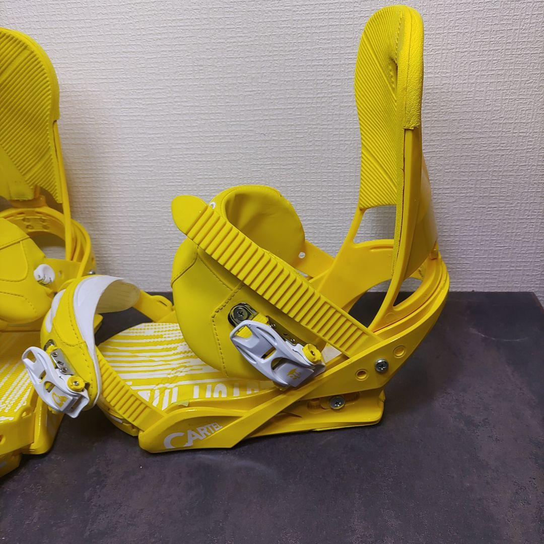 美品　BURTON CARTEL Mサイズ ビンディング イエロー