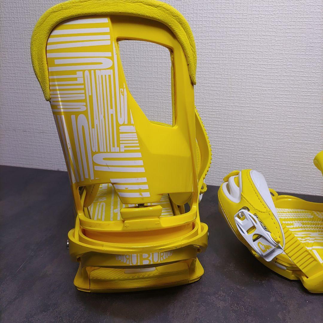 美品　BURTON CARTEL Mサイズ ビンディング イエロー