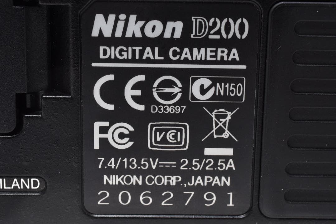 ★撮影枚数313枚・美品★Nikon ニコン D200 ボディ #21096