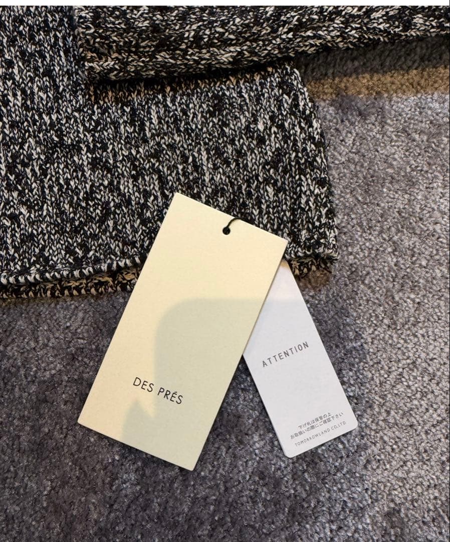 DES PRES ニットハーフジッププルオーバー