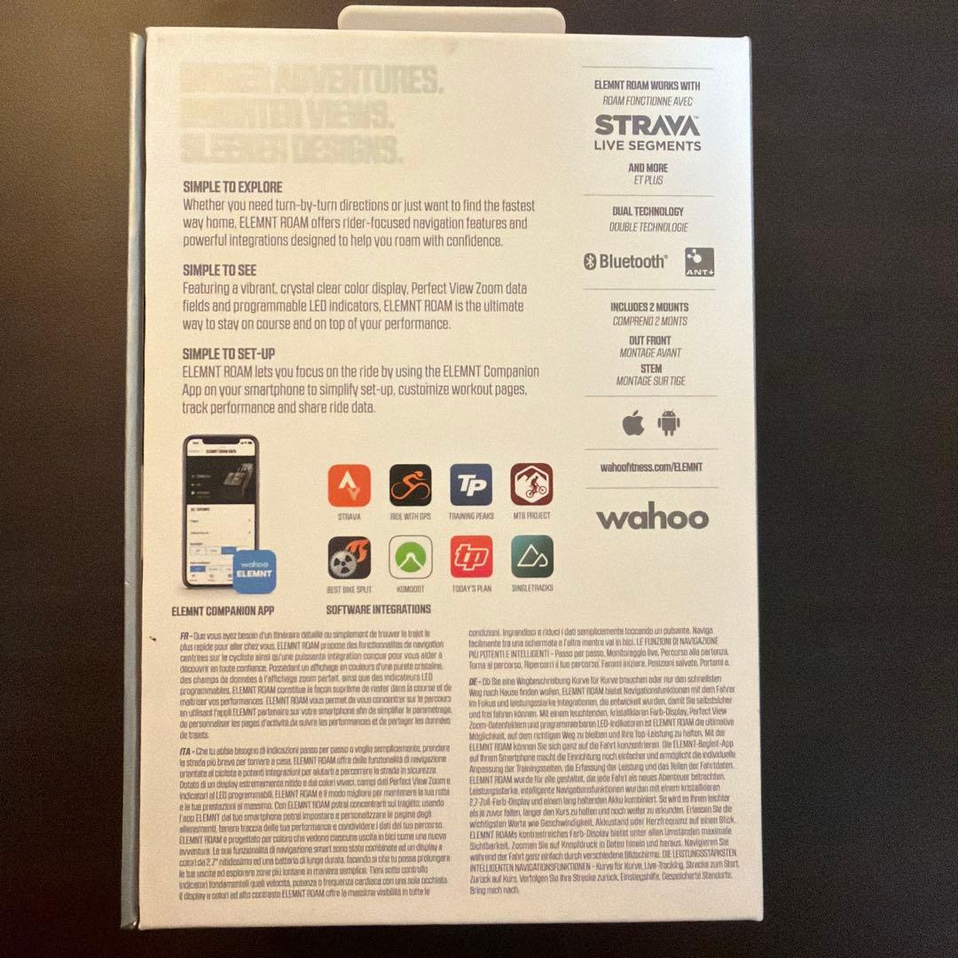【美品】Wahoo ELEMNT ROAM ワフー　エレメント　ローム
