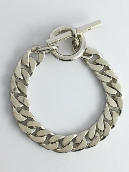 LAVER 11MM CURB CHAIN T BAR ブレスレット TAXCO