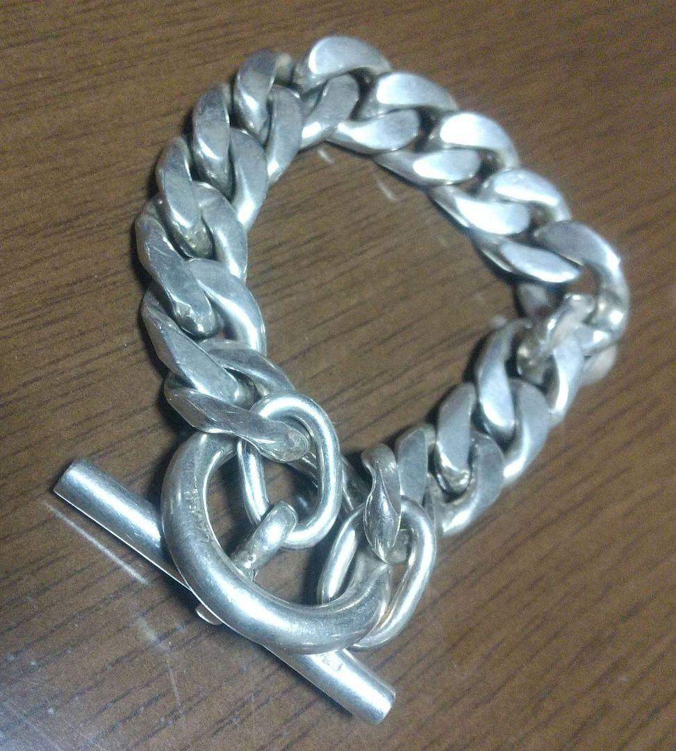 LAVER 11MM CURB CHAIN T BAR ブレスレット TAXCO