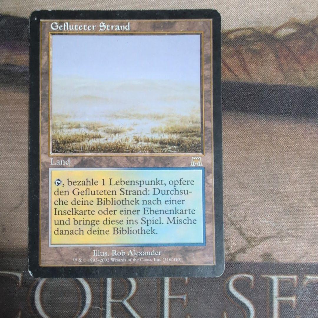 MTG 溢れかえる岸辺/Flooded Strand ドイツ語