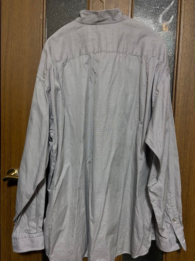 トップス SWISS COTTON STAND COLLAR CHECK SHIRTS