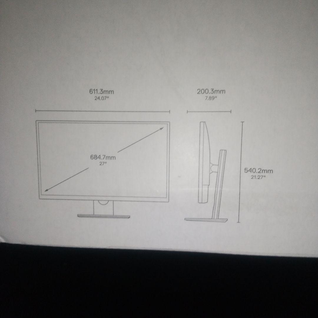 DELL 薄型モニター 本体